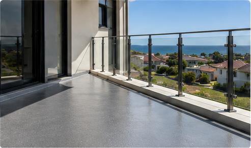 Balcony and terrace waterproofing